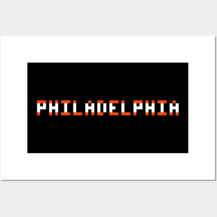 Pixel Hockey City Philadelphia 2001 Posters and Art